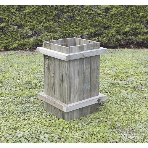 Illustration de : Poubelle Forestière bois 50 L