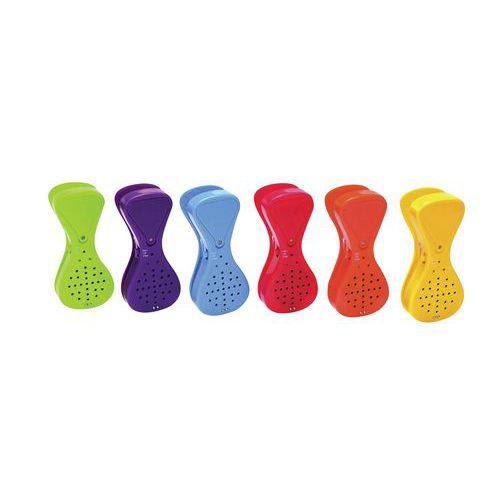 Illustration de : Lot de 6 pinces enregistreuses TTS