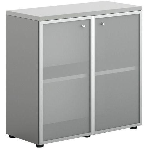 Illustration de : Armoire porte vitrée Naxos Quadrifoglio