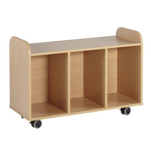 Illustration de : Meuble à bacs 3 colonnes - Manutan Expert