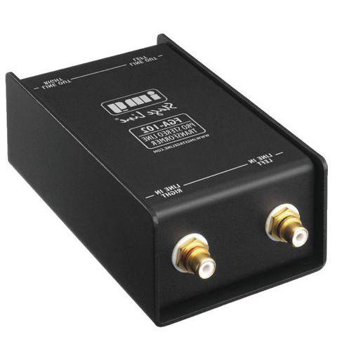 Illustration de : Transformateur d'isolement Stéréo Ligne RCA IMG Stage Line FGA-102