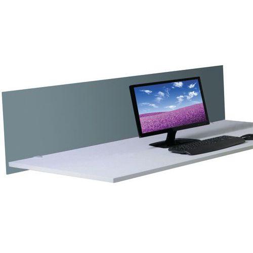 Illustration de : Ecran de séparation pour bureau Steel Simmob