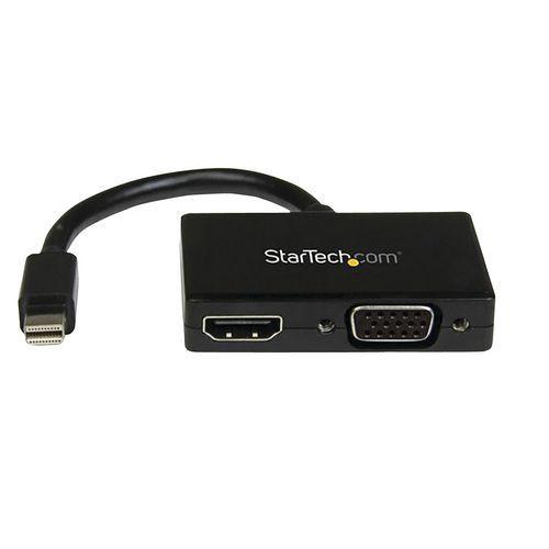 Illustration de : Convertisseur 2-en-1 Mini DisplayPort vers HDMI ou VGA StarTech