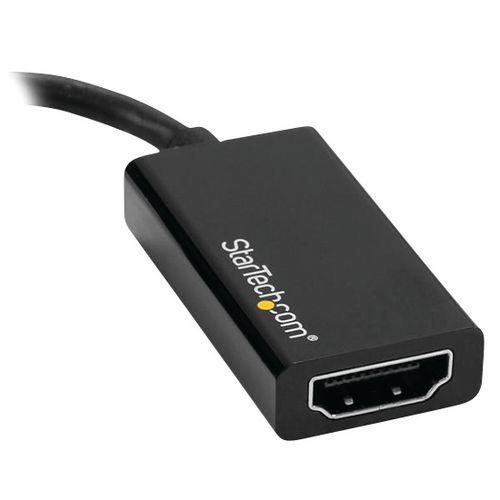 Illustration de : Adaptateur DisplayPort vers HDMI-M/F-Ultra HD 4K 60 Hz-Noir StarTech
