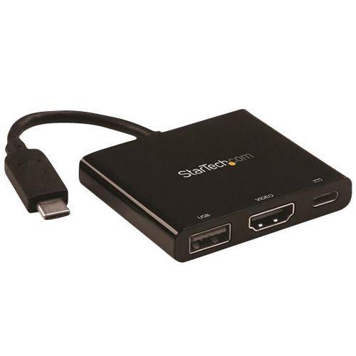 Illustration de : Adaptateur multifonction USB-C vers HDMI 4K et port USB-A StarTech