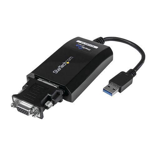 Illustration de : Adaptateur vidéo multi-écrans USB 3.0 vers DVI-I / VGA - 2048x1152