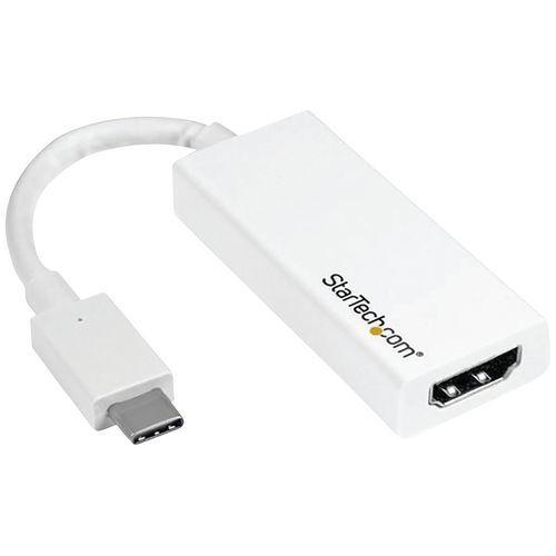 Illustration de : Adaptateur vidéo USB-C vers HDMI M/F Ultra HD 4K StarTech