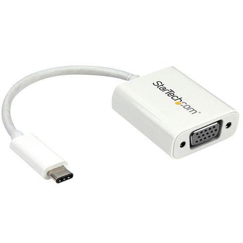 Illustration de : Adaptateur vidéo USB-C vers VGA M/F 1920x1200 / 1080p StarTech