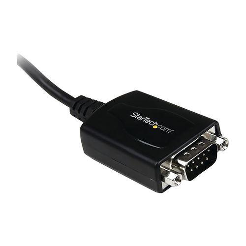 Illustration de : Câble Adaptateur 30cm USB vers Série DB9 RS232 StarTech