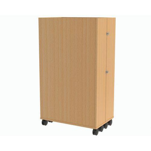 Illustration de : Malle à livres Oscar hêtre - Manutan Expert