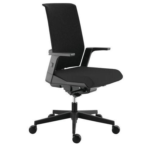 Illustration de : Fauteuil de bureau haut dossier résille tissu M1 Tela Sokoa