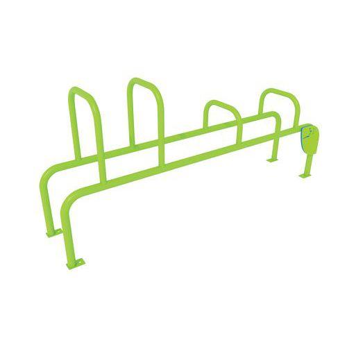 Illustration de : Double poutre - Coloris: Vert