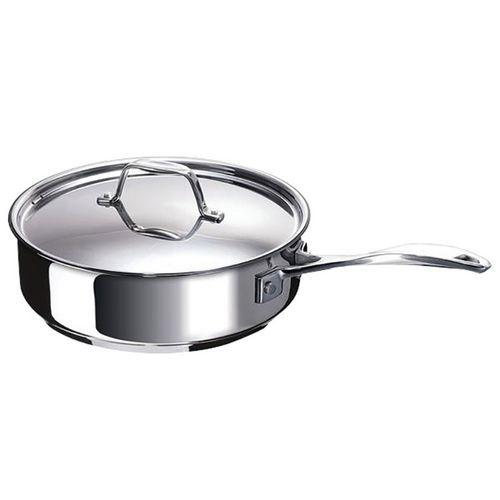 Illustration de : Sauteuse Inox 24 cm Chef Bekaline