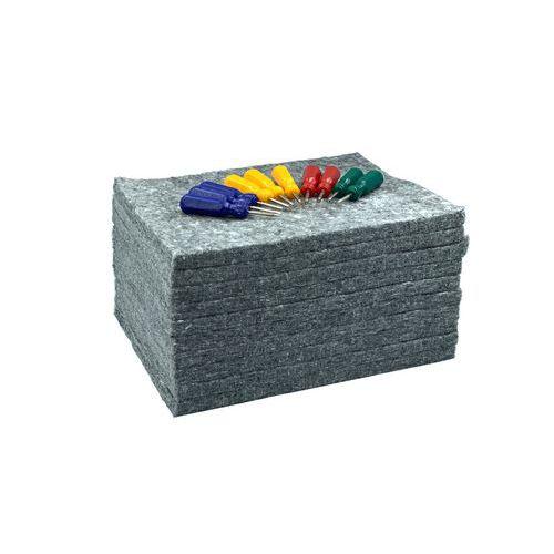 Illustration de : Lot 10 feutres de piquage 15 x 20 x 1cm