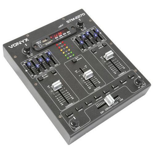 Illustration de : Table de mixage 4 canaux Effets Sound SD/USB/MP3/BT STM2270 Vonyx