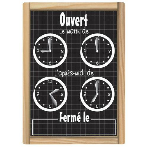 Illustration de : Pancarte horloge Matfer