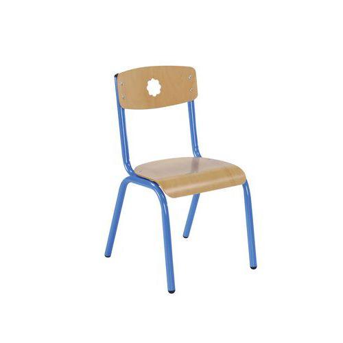 Illustration de : Chaise Chloé 4 pieds - Mobidecor