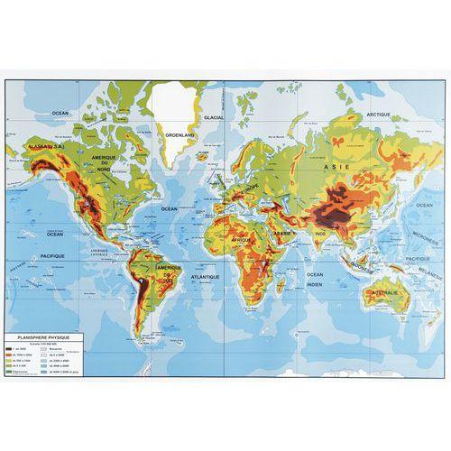 Illustration de : Carte du monde murale double face Ulmann