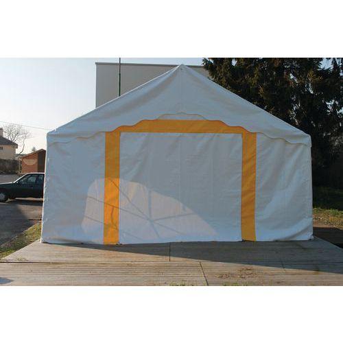 Illustration de : Le pignon 5 m avec porte pour tente Recept 5 Trigano Collectivités