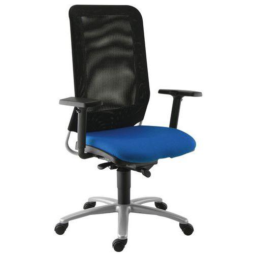 Illustration de : Fauteuil de bureau piètement gris Diaz Sokoa