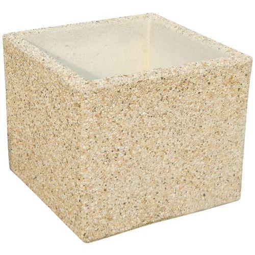 Illustration de : Jardinière Byblos carrée