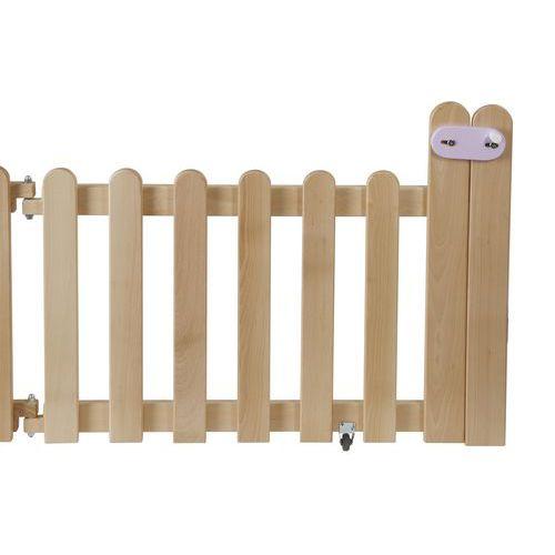 Illustration de : Portillon à lattes