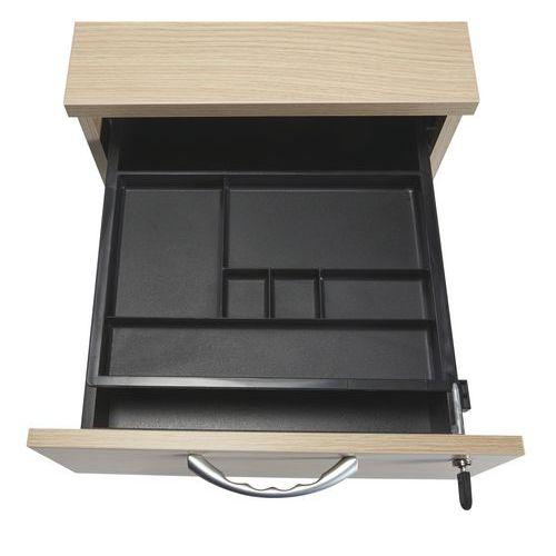 Illustration de : Caisson hauteur bureau Buronomic