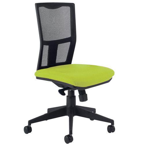 Illustration de : Chaise de bureau Ritz dossier résille noire - Manutan Expert