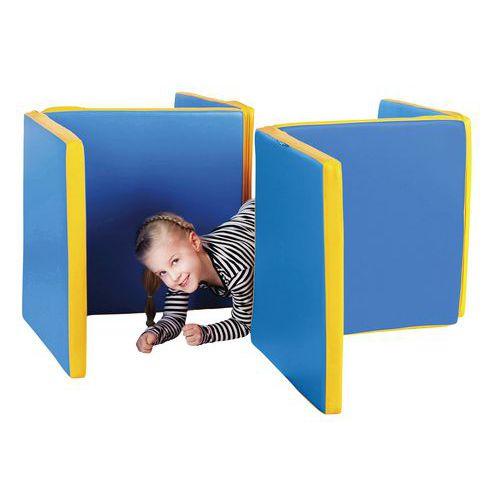 Illustration de : Tapis / matelas pliant 1,80 m en 3 parties