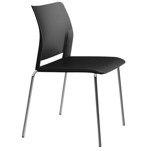 Illustration de : Chaise AUDE 4 pieds Sokoa