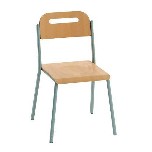 Illustration de : Chaise 4 pieds Servil