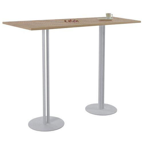 Illustration de : Mange-debout Roxane 2 pieds piètement double