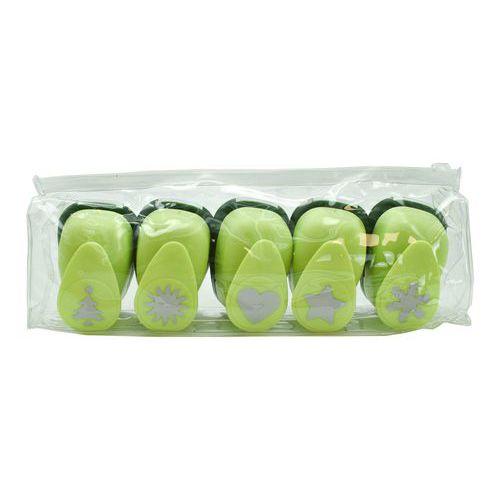 Illustration de : Perforateur emporte-pièces 5 motifs - fête