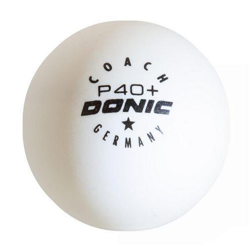 Illustration de : Balle tennis de table coach P40+ cell-free - Lot de 120 - Donic