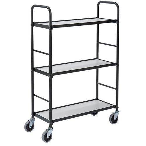 Illustration de : Chariot pour archive - 3 plateaux - Capacité 100 kg