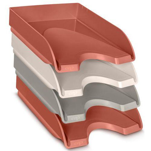 Illustration de : Lot de 4 Corbeilles à courrier 200 4 TN - Pack Terra Nova assorti -CEP