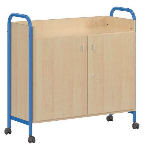 Illustration de : Meuble bas à roulettes Chloé - Mobidecor