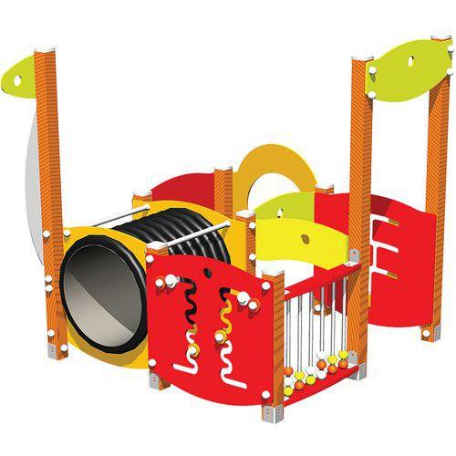 Illustration de : Labyrinthe Ptit Loup 4 modules bois - Manutan Expert