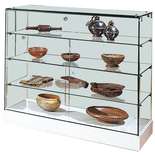 Illustration de : Vitrine exposition basse sur socle Planorga