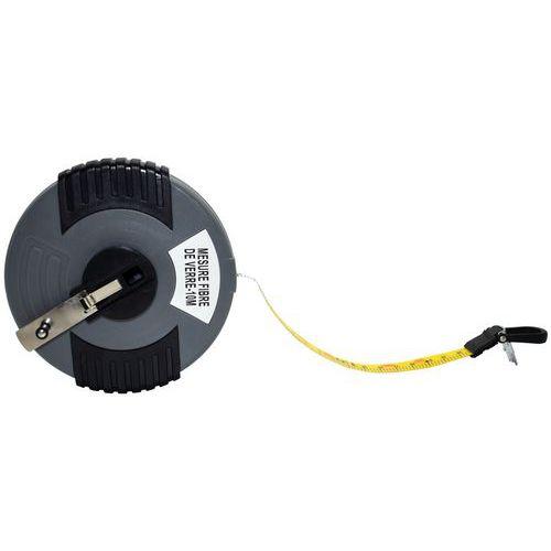 Illustration de : Décamètre ruban 10 m fibre de verre - Wonday