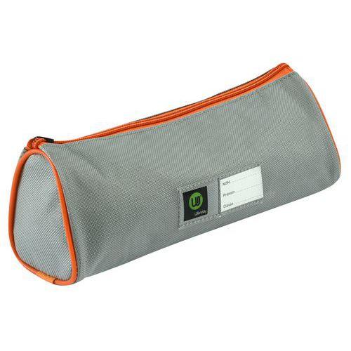 Illustration de : Trousse à crayons triangulaire fourre-tout gris - Wonday