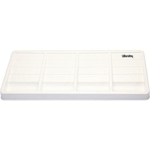 Illustration de : Palette 4 alvéoles pour rouleaux à peindre