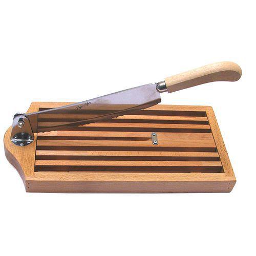 Illustration de : Couteau à pain avec ramasse miettes