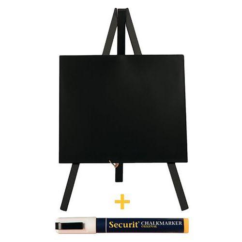 Illustration de : Mini ardoise+feutre en bois