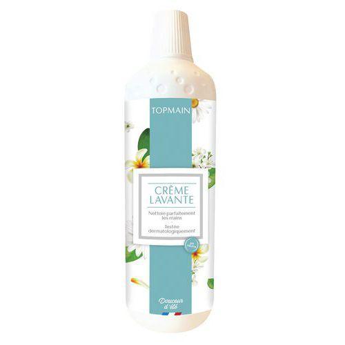 Illustration de : Topmain crème lavante florale pH neutre - 1 L ou 5 L