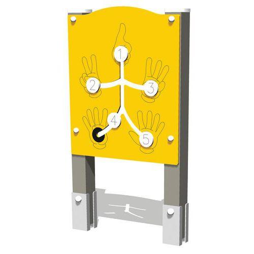 Illustration de : Panneau ludique compter alu