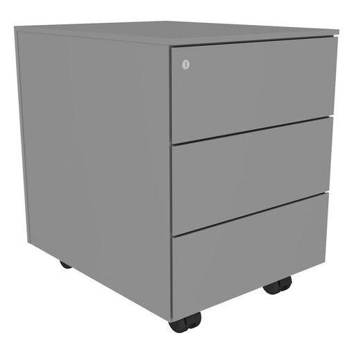Illustration de : Caisson mobile métal 3 tiroirs Buronomic