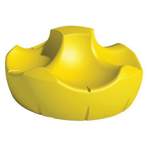 Illustration de : Banquette Connexio Pétale 5 places - Manutan Expert