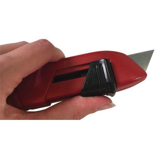 Illustration de : Couteau de sécurité à lame rétractable - Manutan Expert