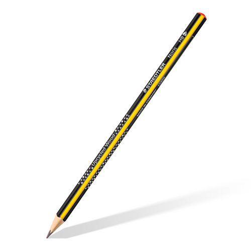 Illustration de : Crayon graphite noris triangulaires HB mine 2 mm - Staedter